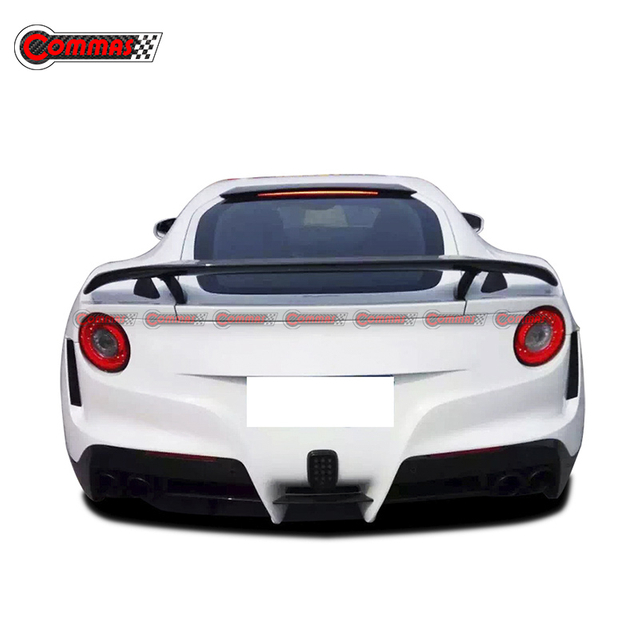 Spoiler posteriore in fibra di carbonio stile Novitec per Ferrari F12