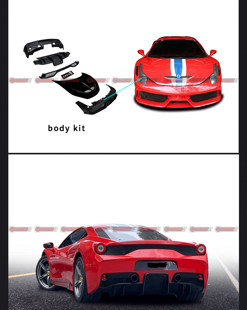 kit carrozzeria speciale ferrari 458