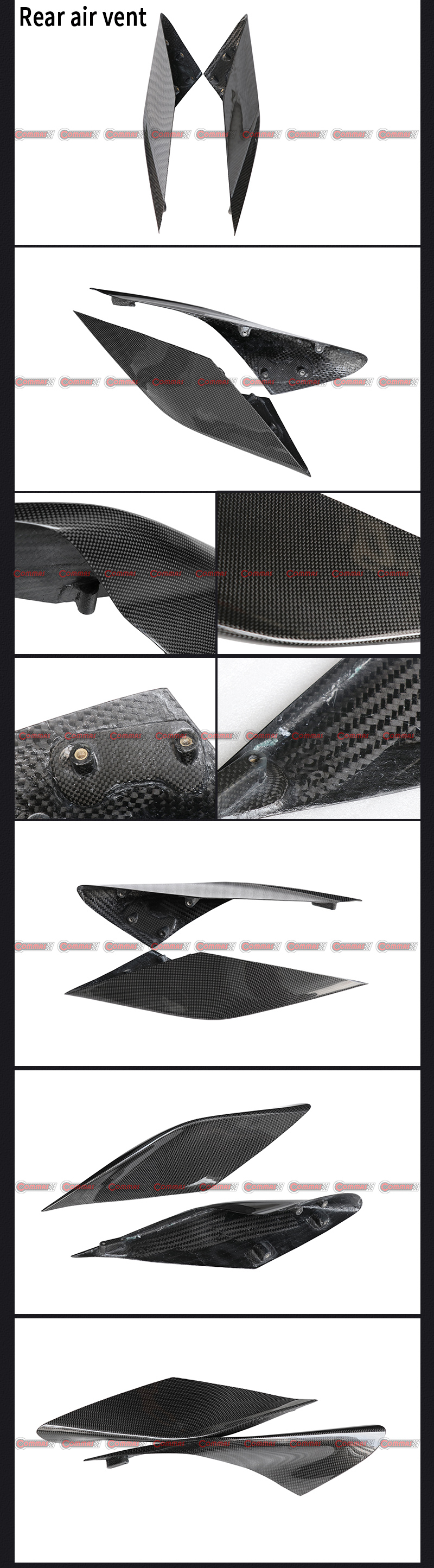 Presa d'aria posteriore per Ferrari F8