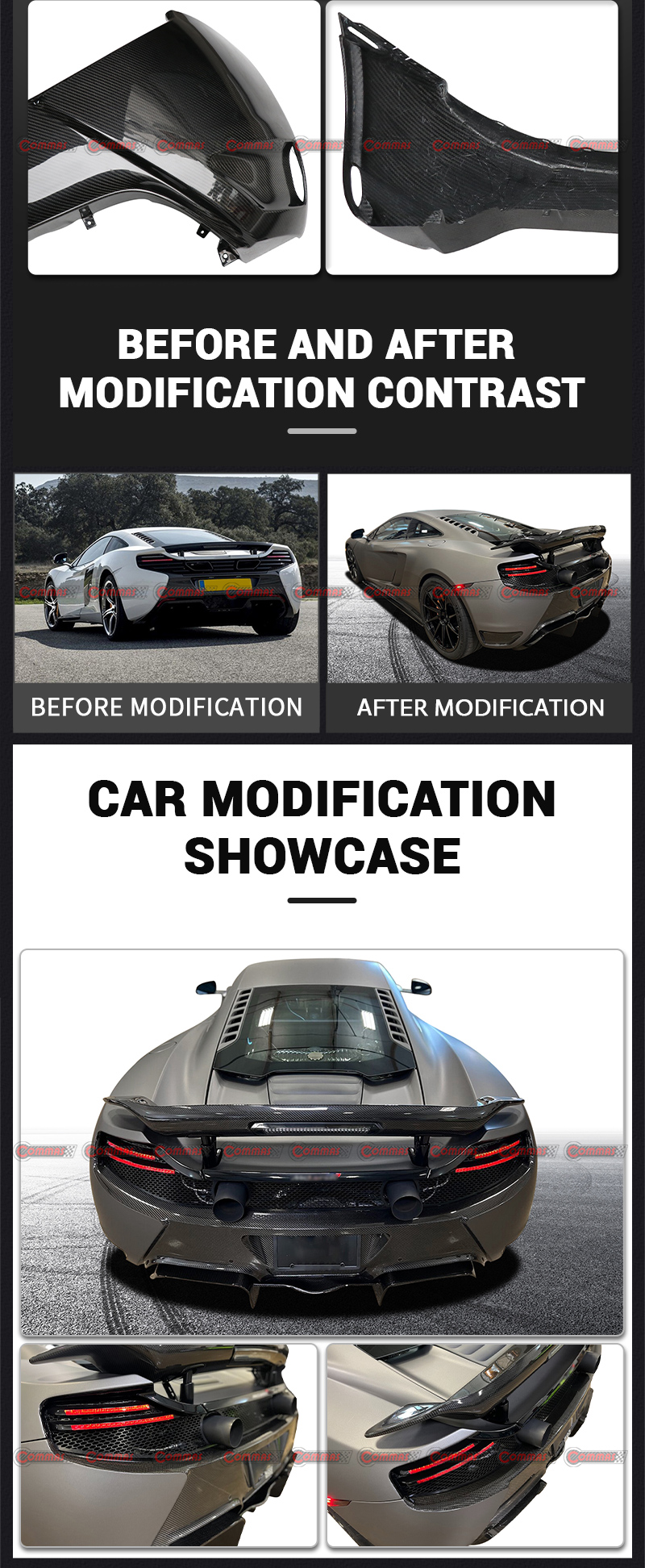 labbro posteriore vorsteiner mclaren mp4 650s