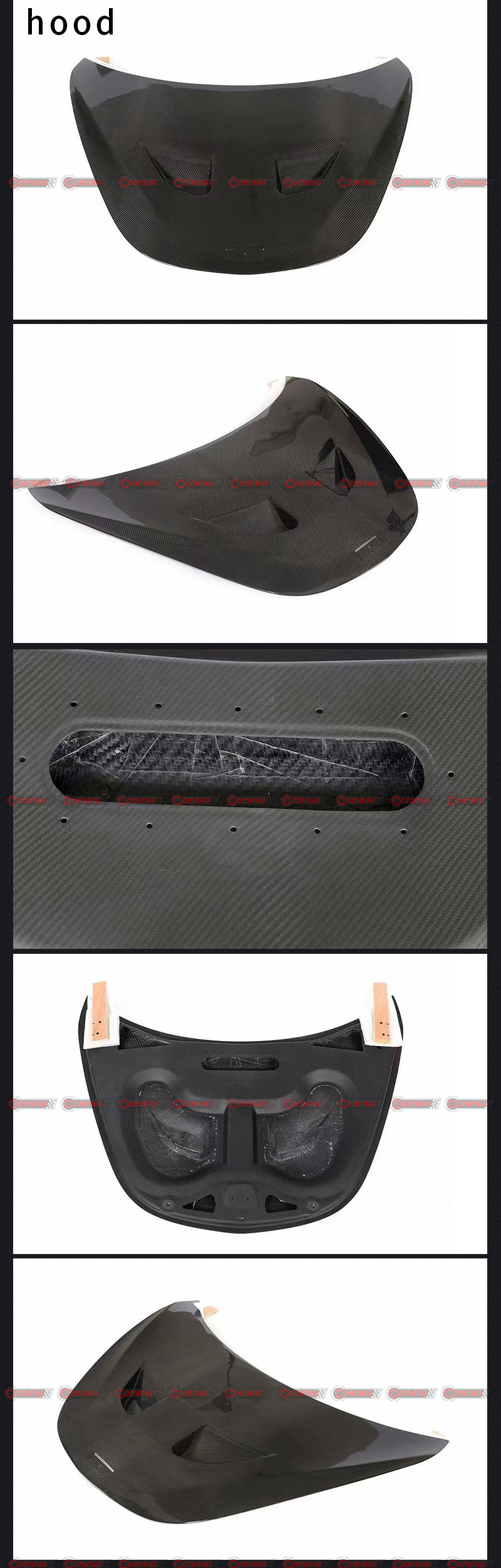 mclaren 540c 570s 620r cofano motore