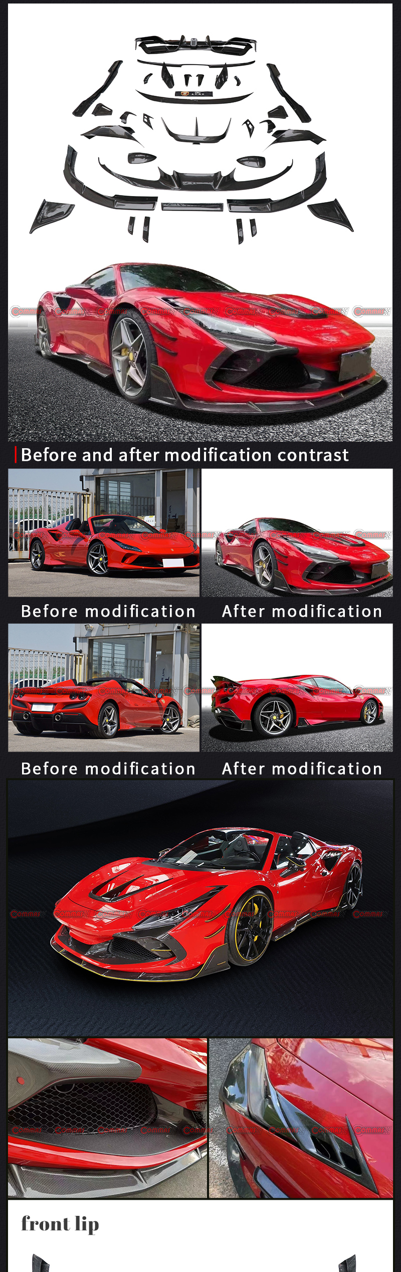 FerrariF8corredo del corpo