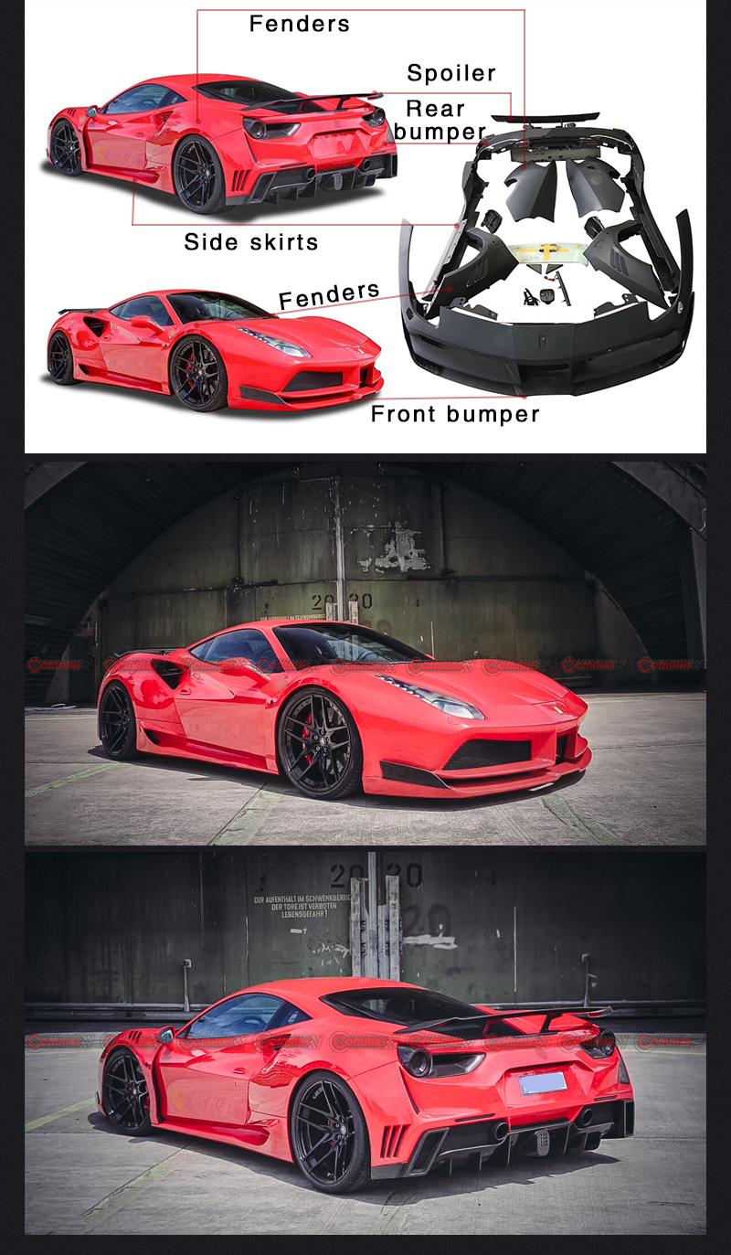 carrozzeria ferrari 488 novitec