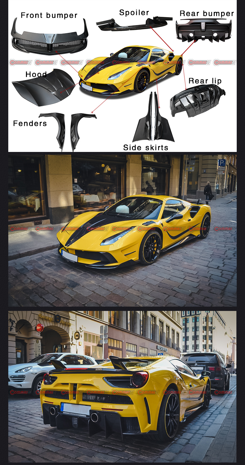 kit carrozzeria mansory ferrari 488 gtb