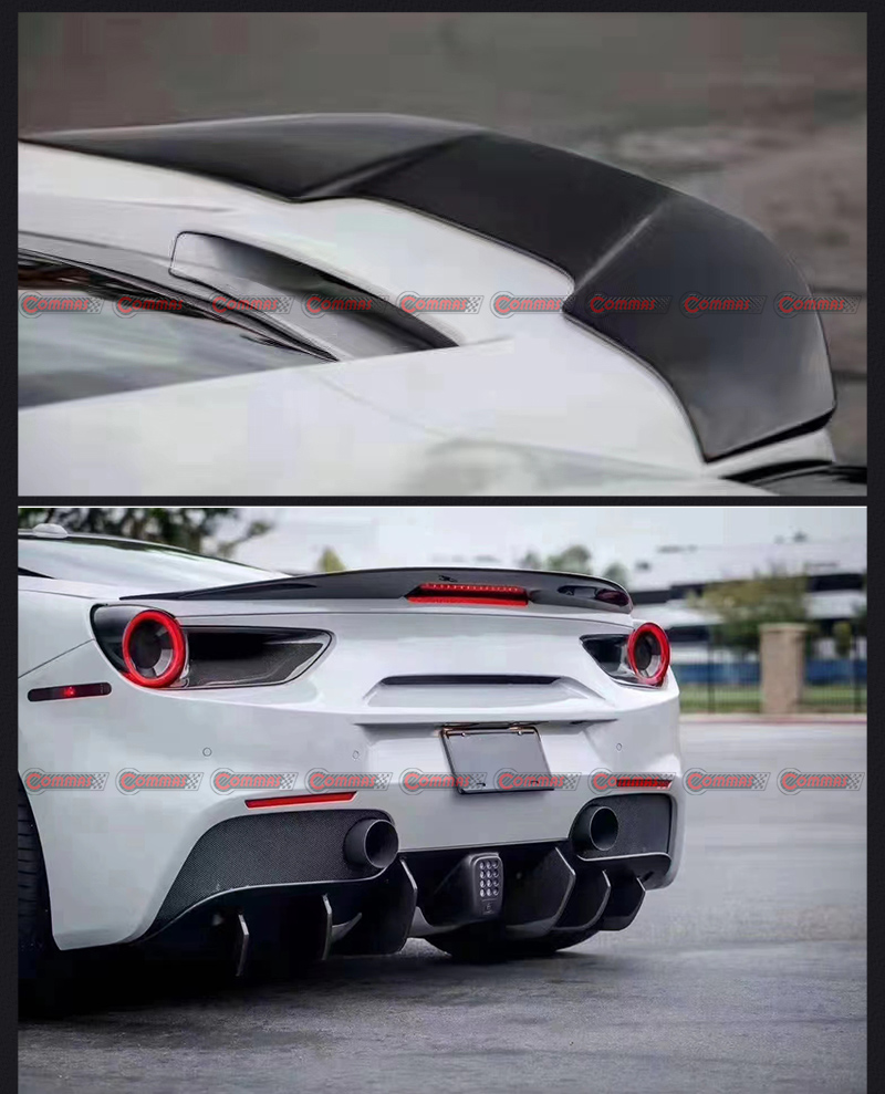 alettone posteriore ferrari 488 vorsteiner