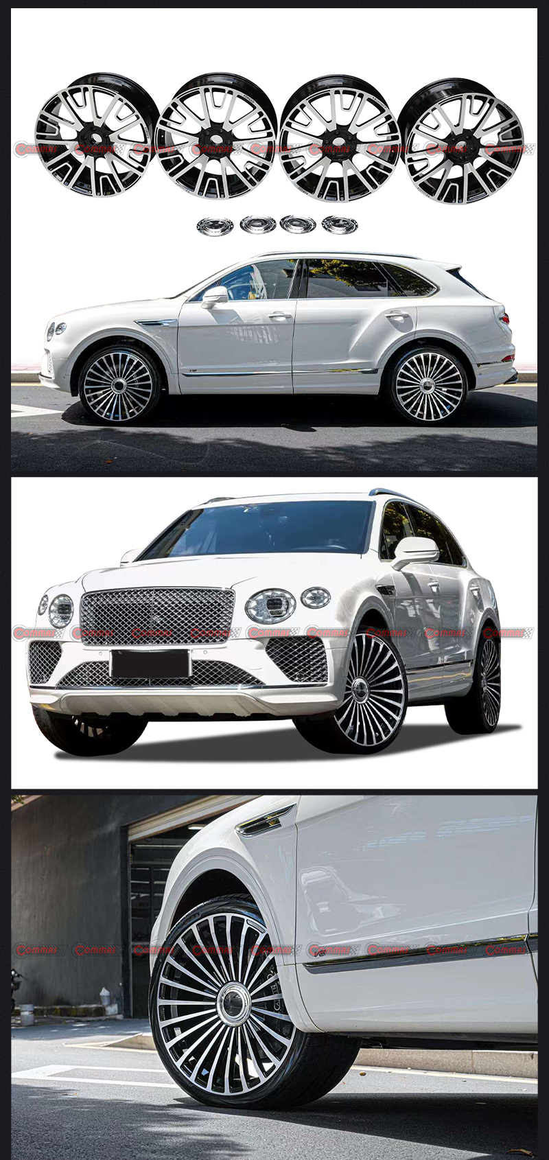 Cerchioni piegati Bentayga Mansory