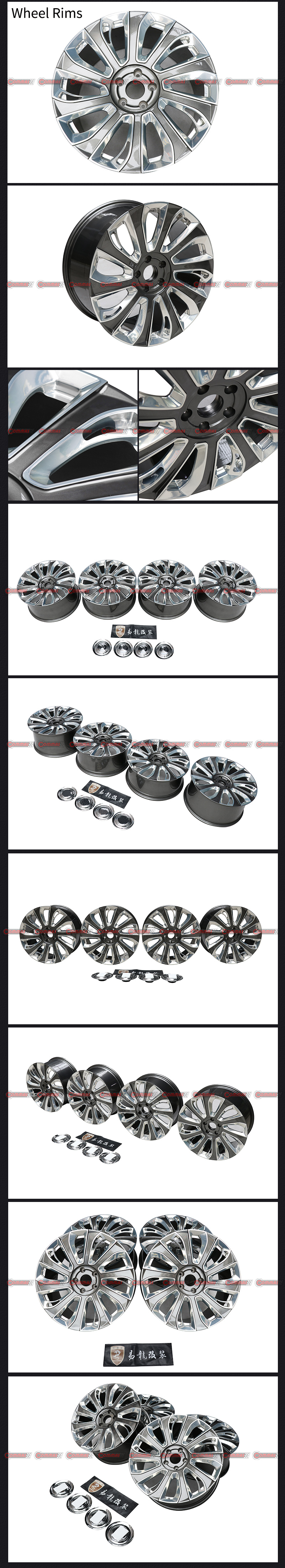 cerchioni delle ruote a sperone volanti piegati