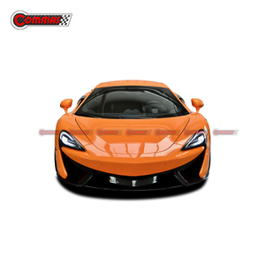 Diffusore a labbro anteriore in fibra di carbonio stile Novitec per Mclaren 540C 570S