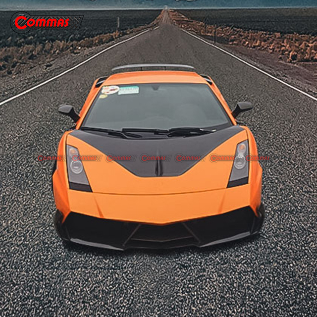 CSS Paraurti anteriore in fibra di carbonio stile per Lambroghini Gallardo LP550 LP560 LP570