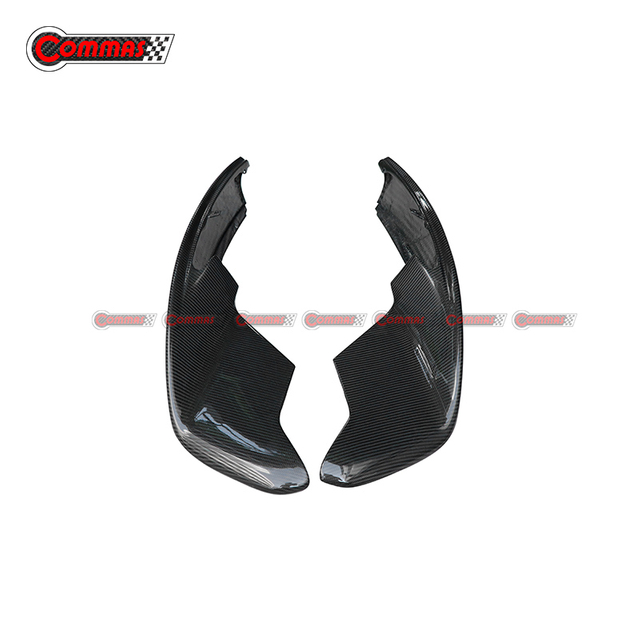 Angolo di avvolgimento del paraurti anteriore in fibra di carbonio OEM per McLaren 540C-570S