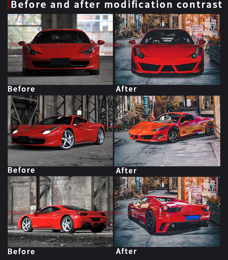 carrozzeria mansory ferrari 458