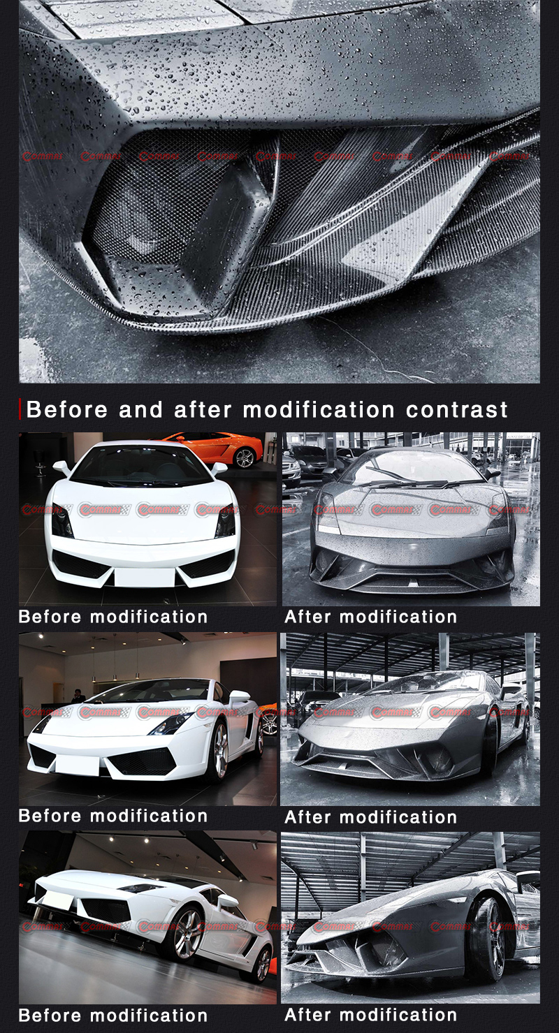 paraurti anteriore lambroghini gallardo performante