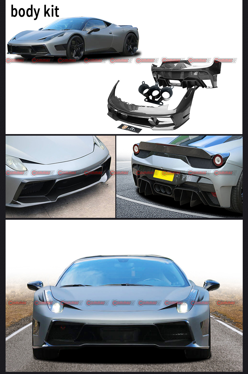 carrozzeria ferrari 458 vorsteiner