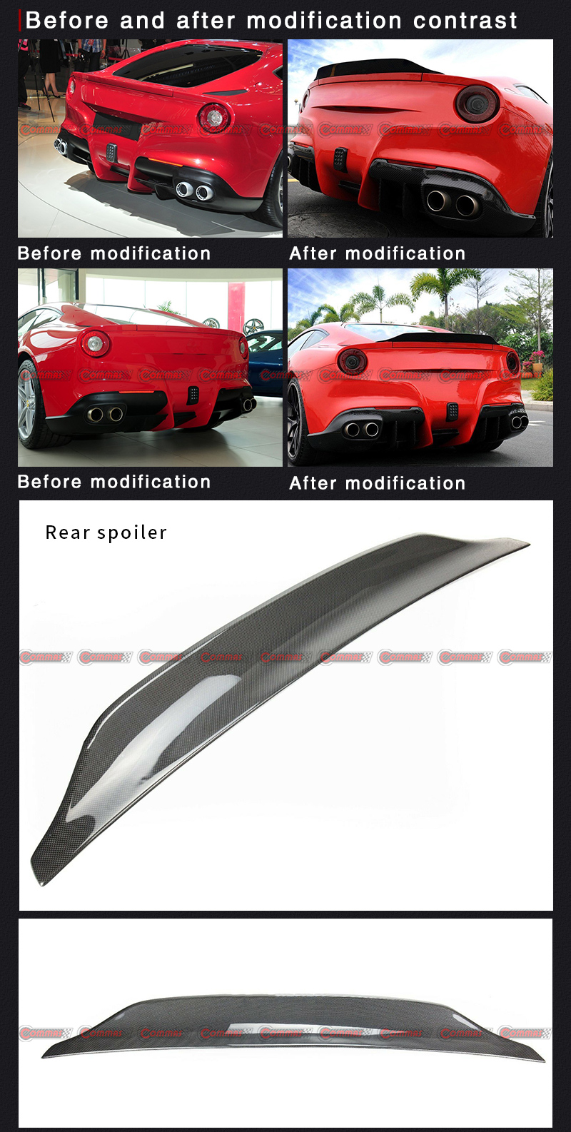  Ala spoiler posteriore Ferrari F12