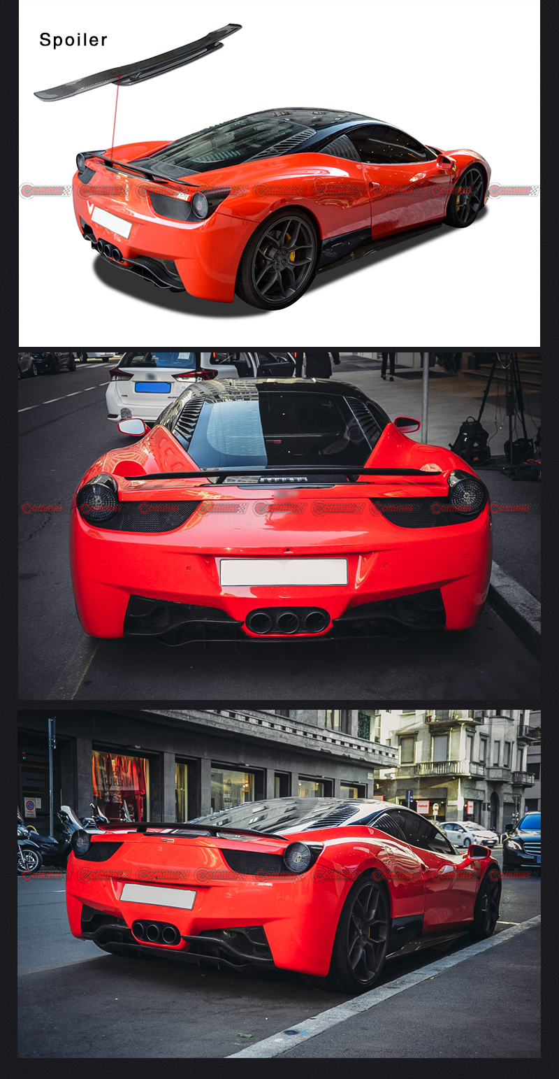 F458 alettone posteriore novitec