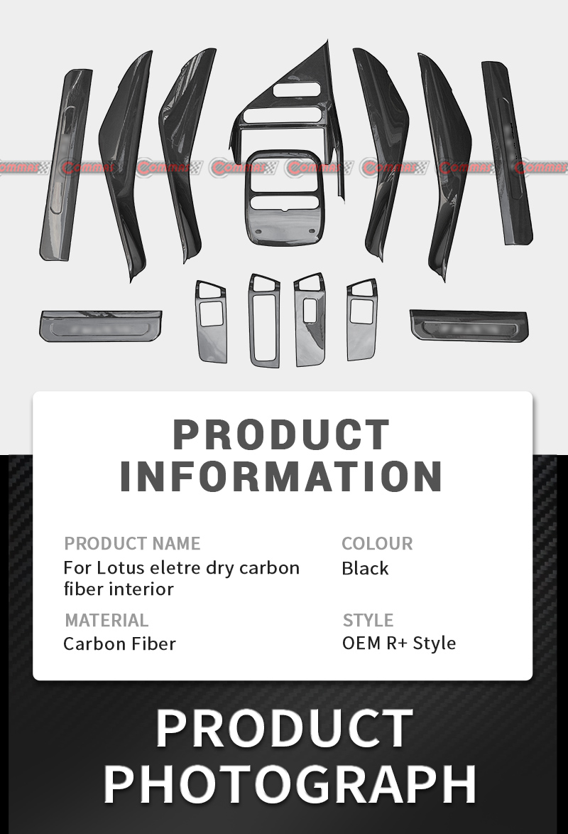 accessori interni in stile OEM per Lutos Eleter