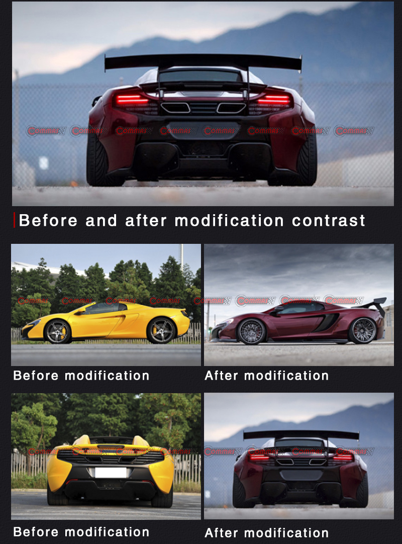 spoiler posteriore lb mclaren mp4 12c