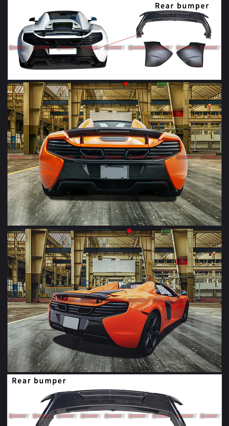 paraurti posteriore originale mclaren 650