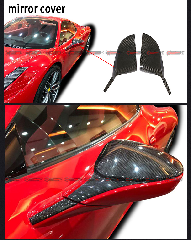 copertura retrovisore f458
