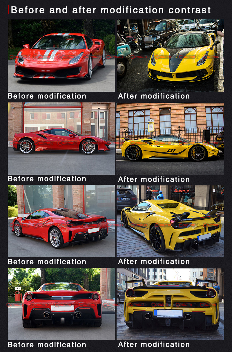 bodykit ferrari 488 mansory