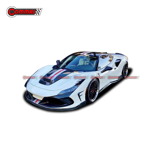 Kit carrozzeria in fibra di carbonio stile Keyvany per Ferrari F8