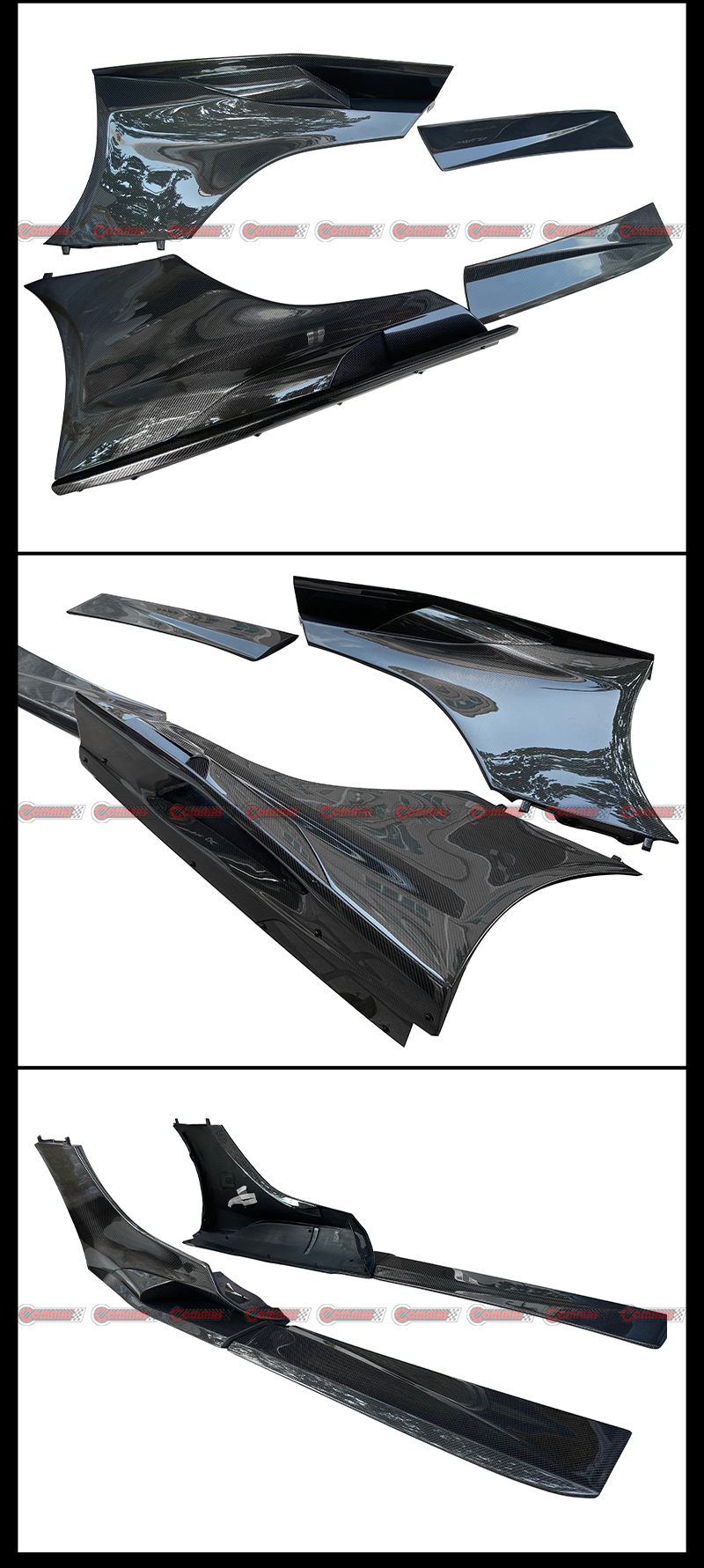 Minigonne laterali stile McLaren 650 da 675 litri