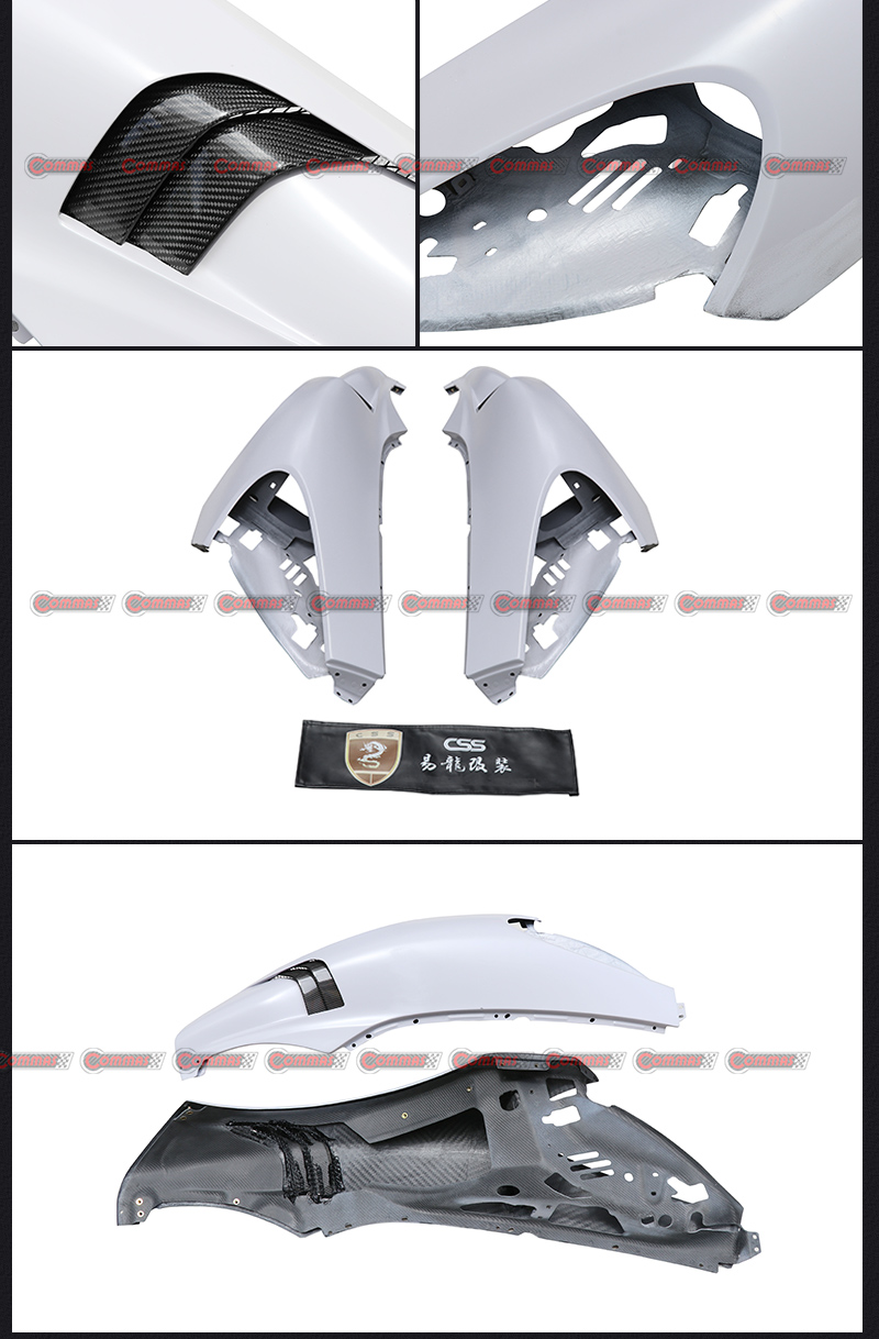 parafanghi anteriori mso mclaren 600lt