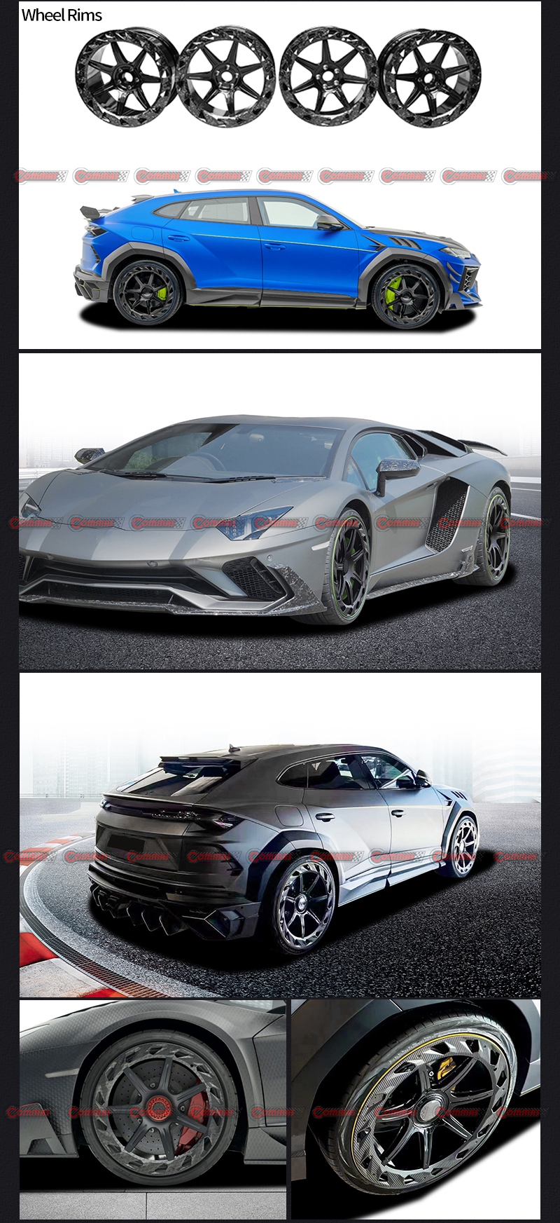 cerchi lambroghini urus mansory