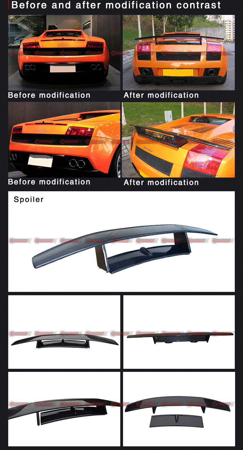spoiler posteriore lambroghini gallardo dmc