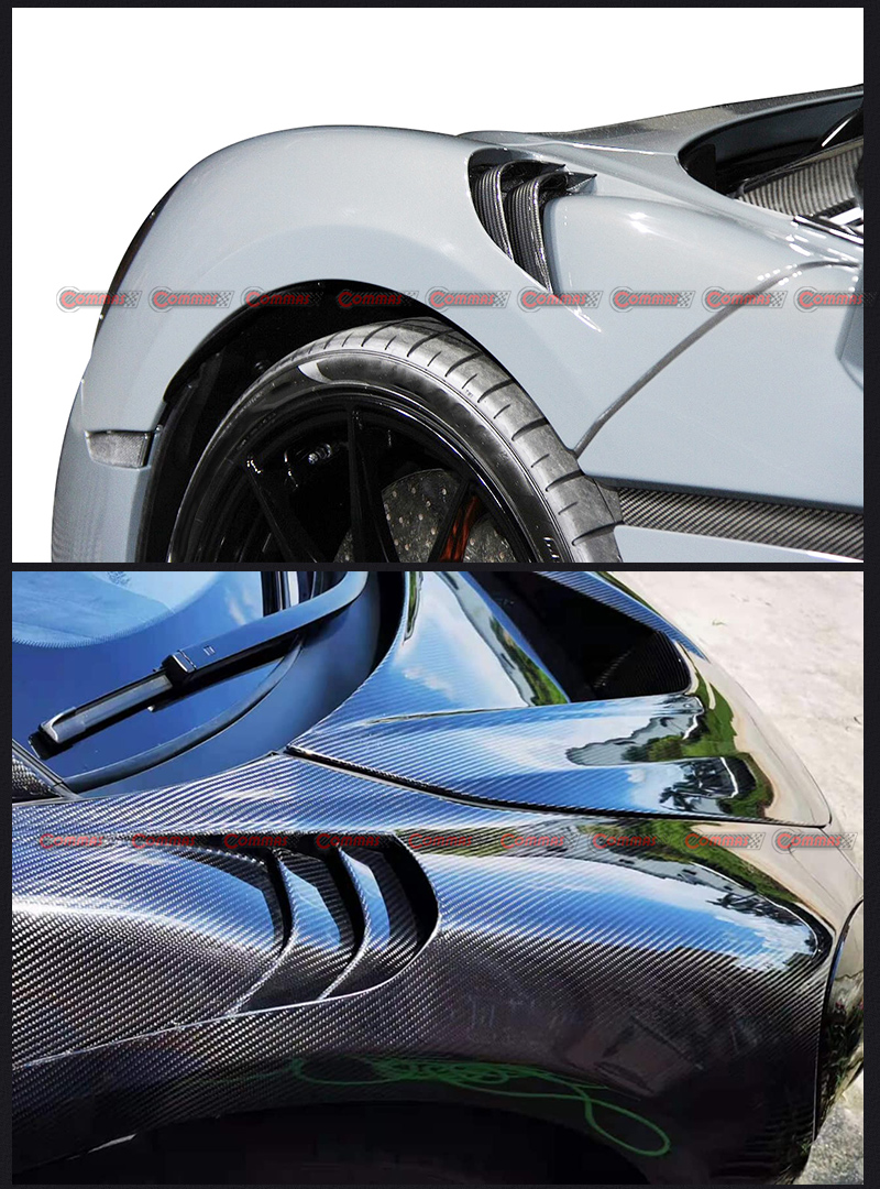 parafanghi anteriori mso mclaren 540c