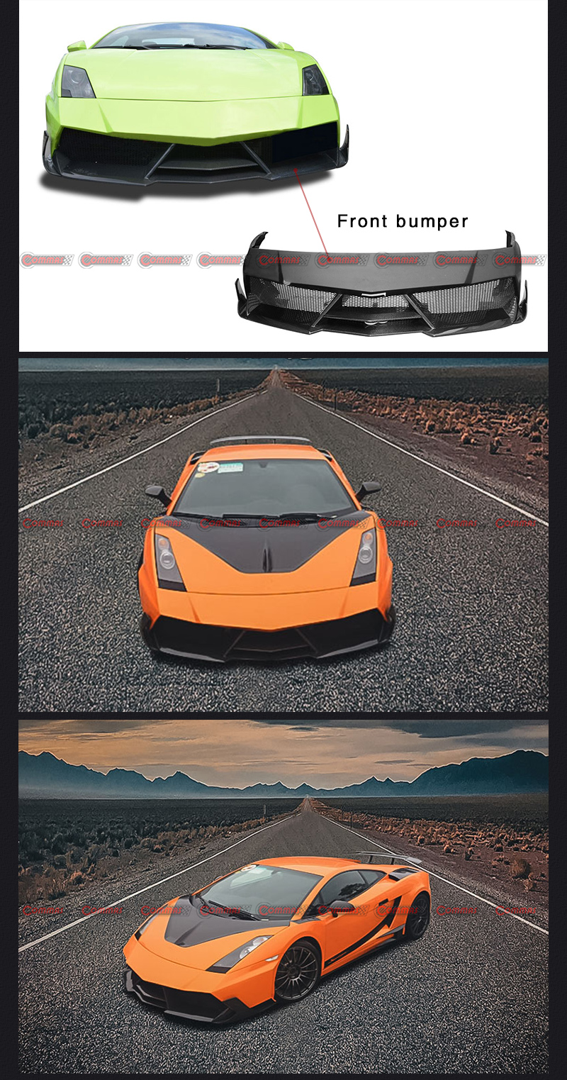 paraurti anteriore lambroghini gallardo