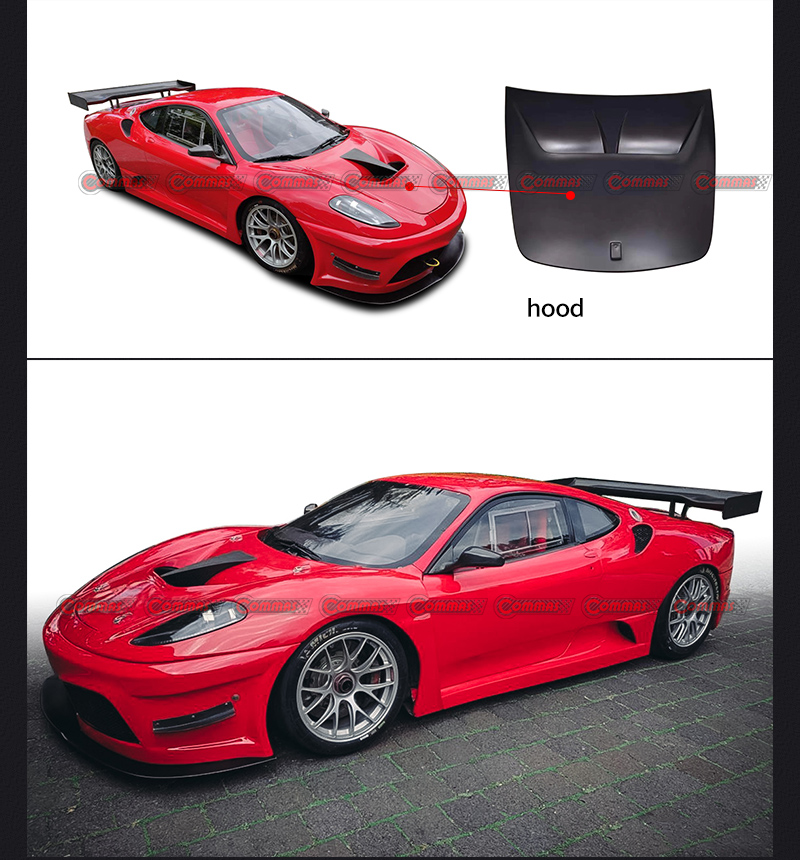 Copertura motore F430 GT3