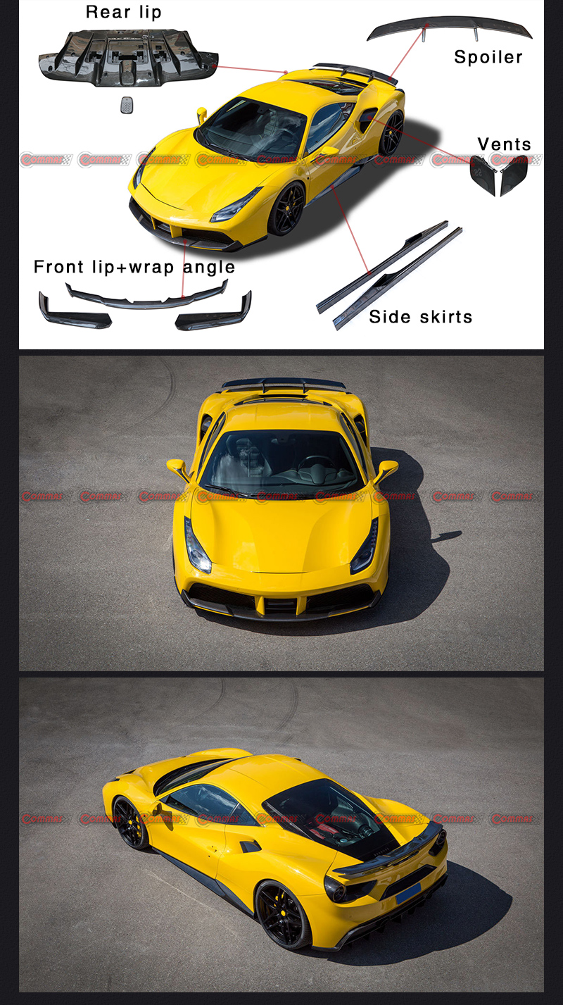 kit carrozzeria novitec f488