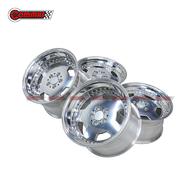 Cerchi forgiati con mozzo ruota in lega per auto stile AMG per Mercedes Benz Classe S W126