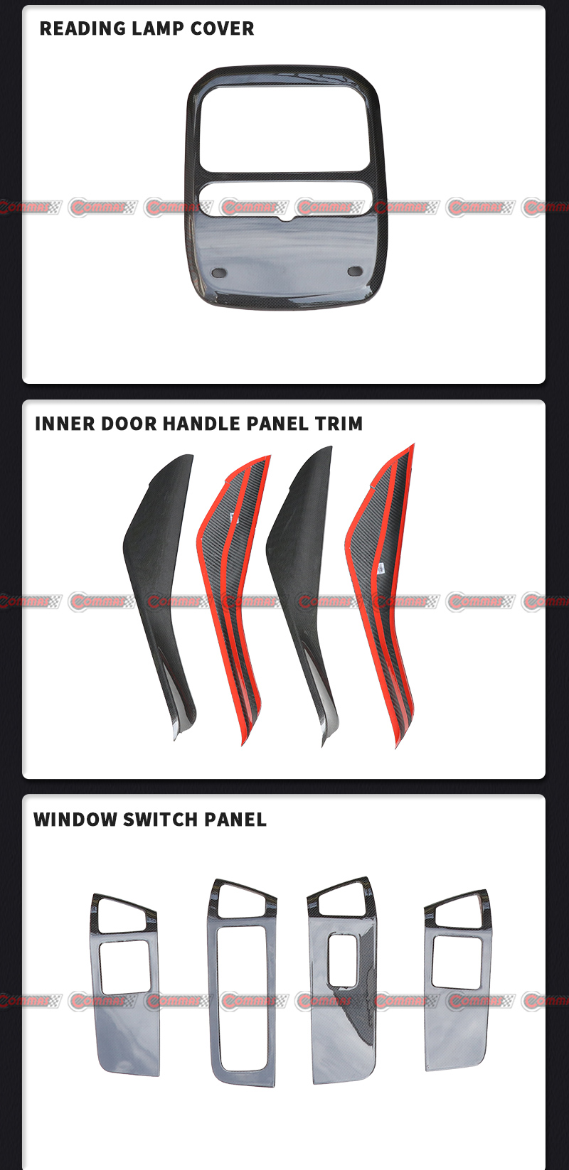 accessori interni in stile OEM per Lutos Eleter