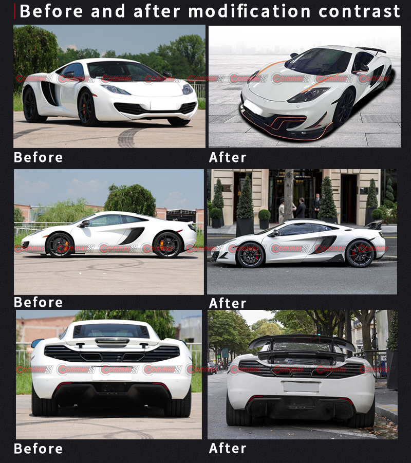 kit carrozzeria stile mclaren mp4 dmc