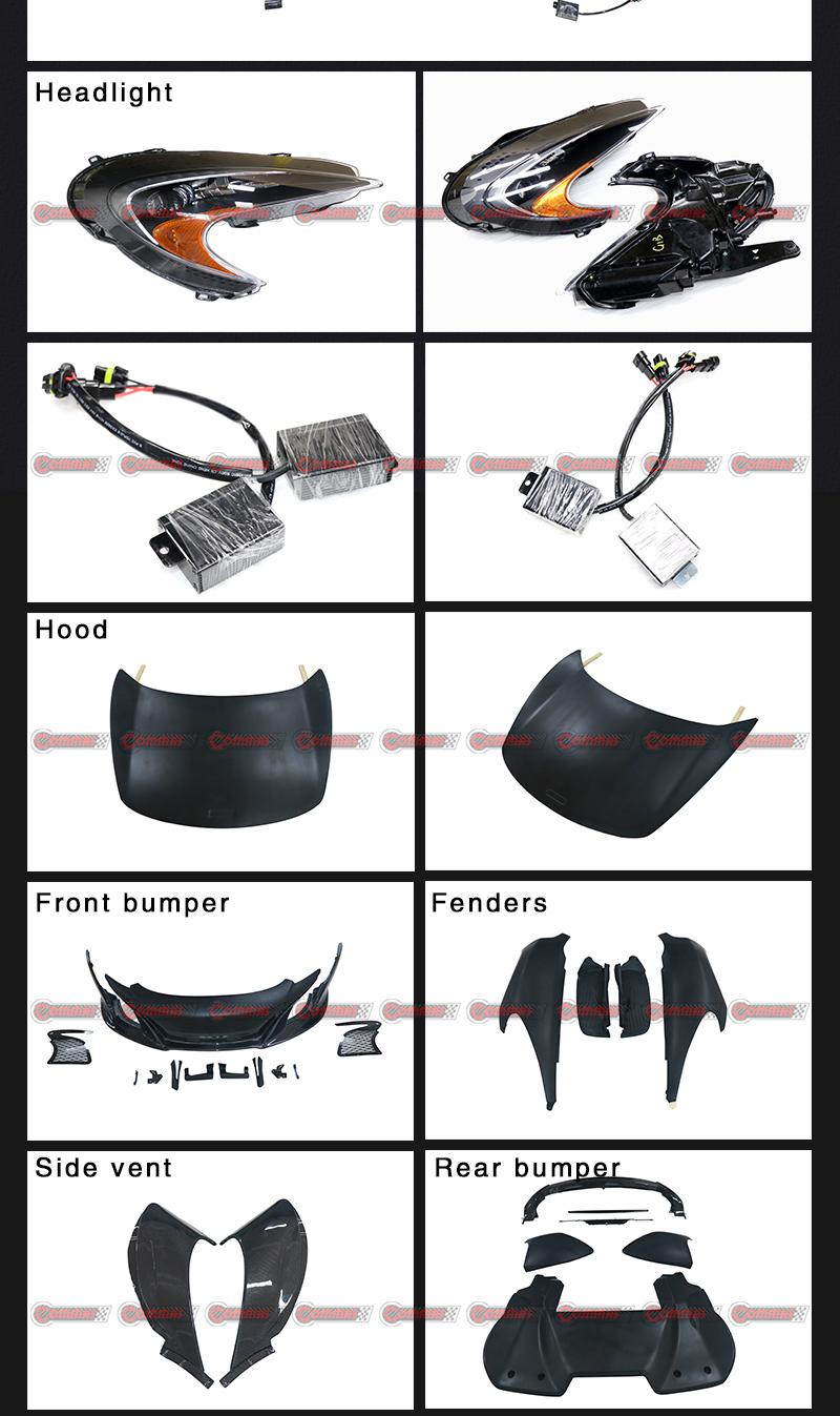 kit carrozzeria mclaren mp4 aggiornamento 650s