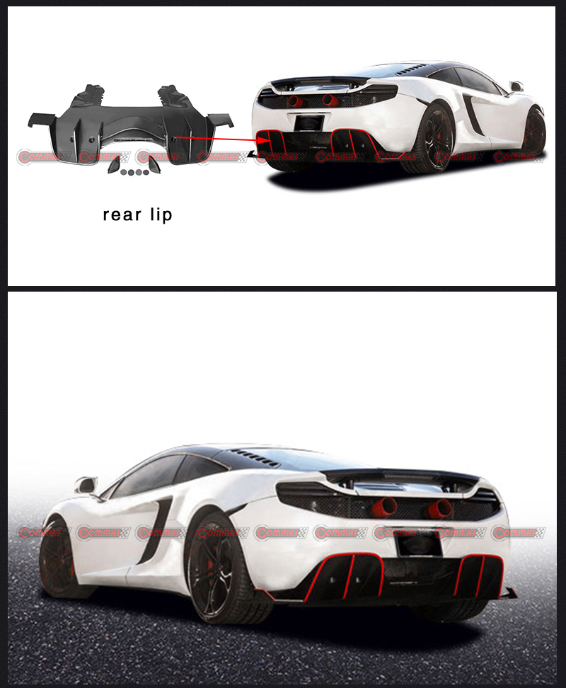 labbro posteriore black sails mclaren mp4 12c