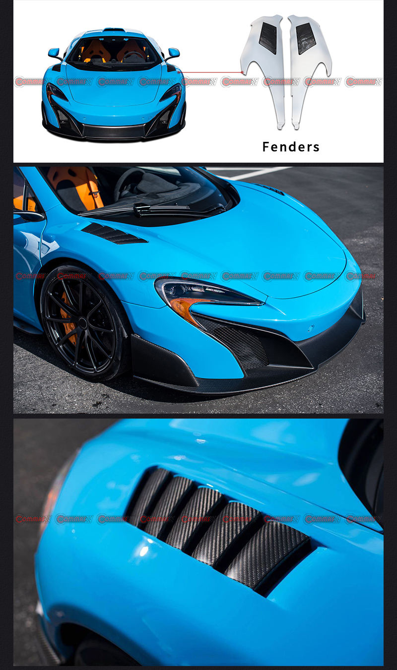 Parafanghi auto mclaren 650s