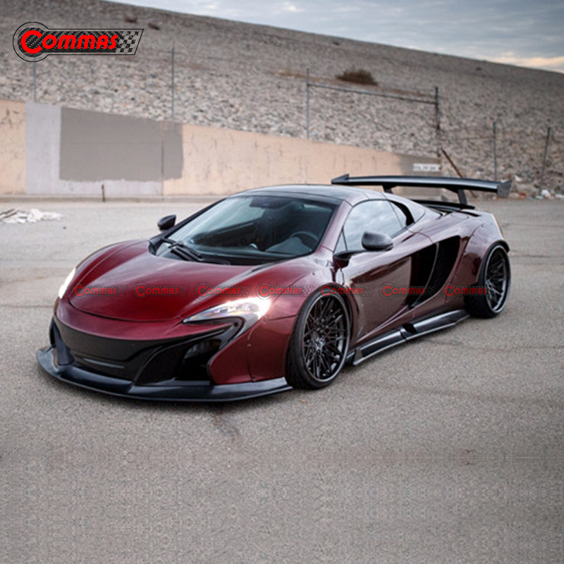 Kit corpo in fibra di carbonio stile LB per Mclaren 650S