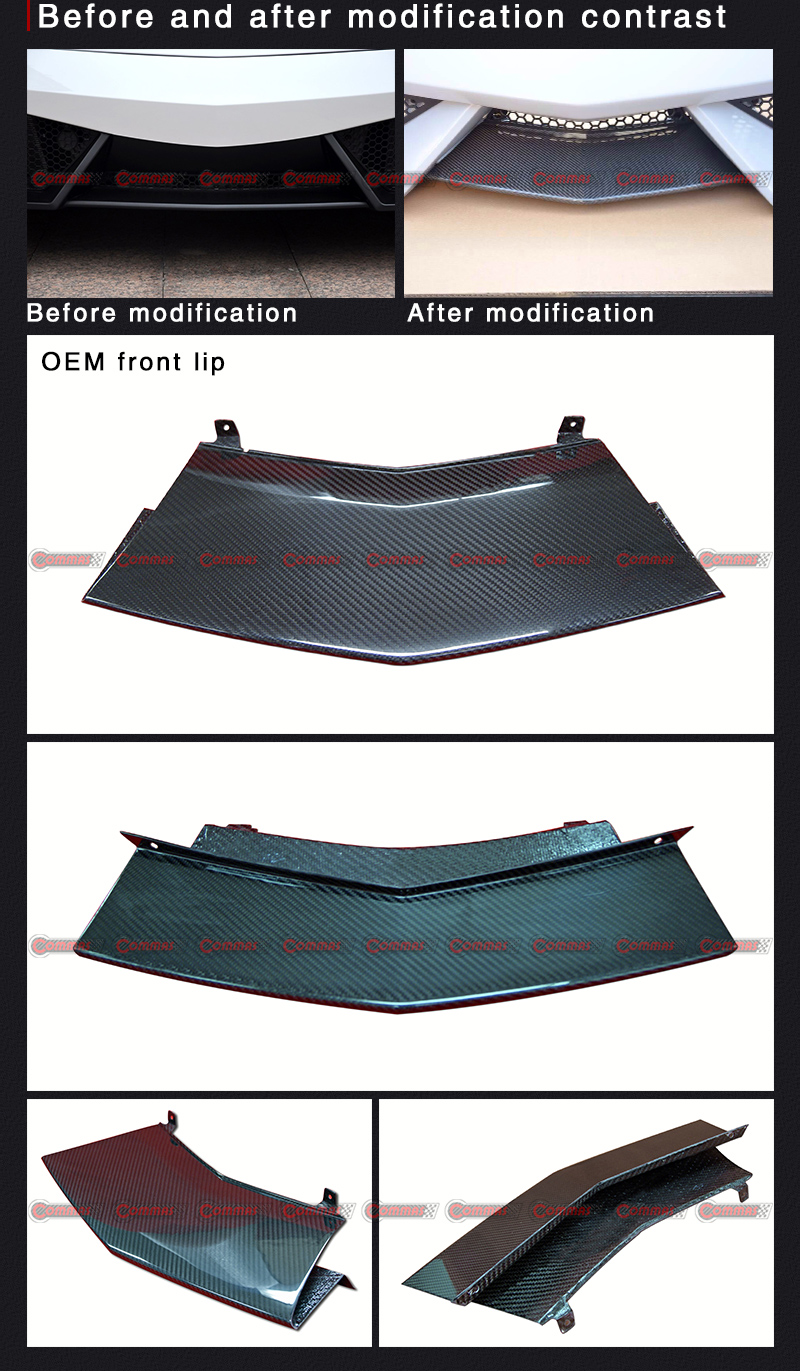 splitter anteriore lambroghini gallardo