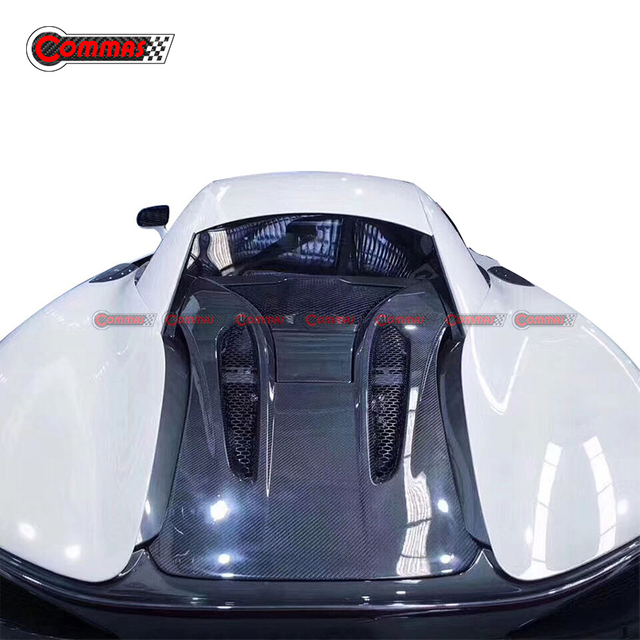 Coperchio del motore del bagagliaio posteriore in fibra di carbonio OEM per Mclaren 540c 570s