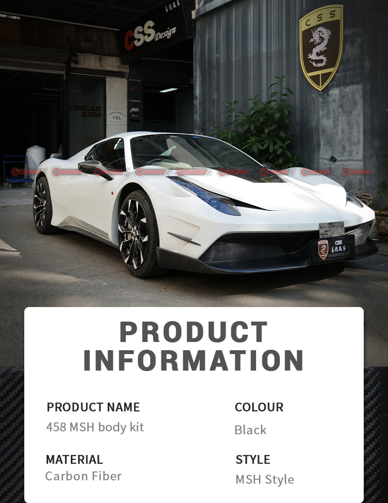 kit carrozzeria ferrari 458 misha