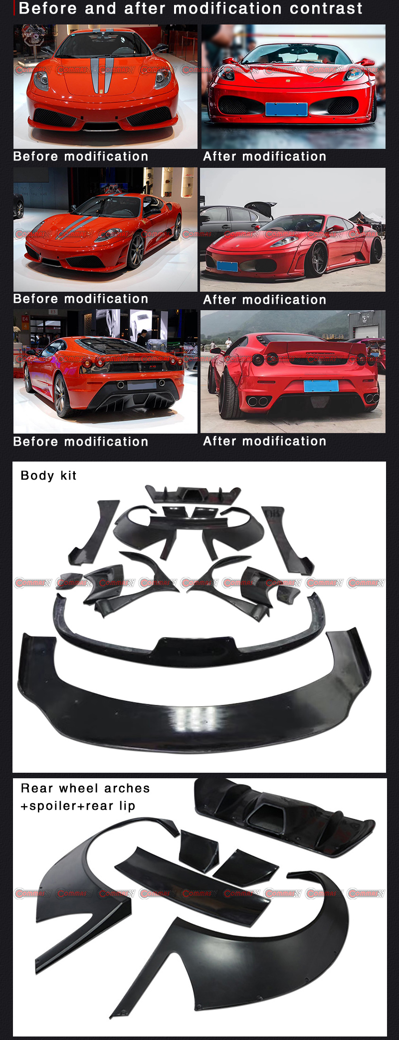 passeggiata in stile Ferrari 430 LB