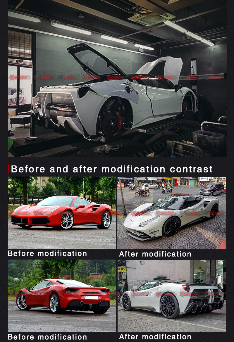 kit carrozzeria ferrari 488 misha