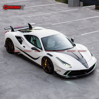 Parafanghi in fibra di carbonio stile Mansory per Ferrari 488