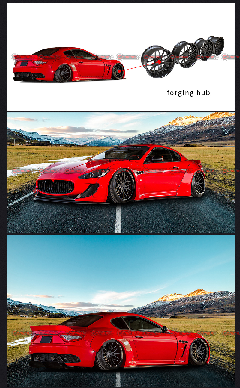 Cerchioni mozzo ruota maserati gt