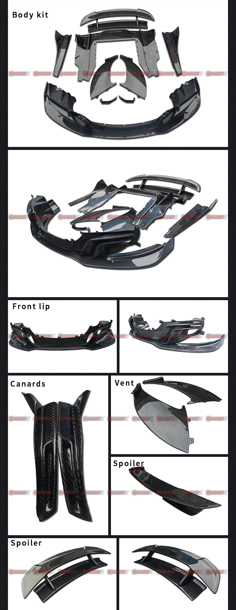 kit carrozzeria stile mclaren mp4 dmc