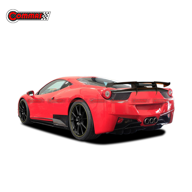 Spoiler posteriore in fibra di carbonio stile Mansory per Ferrari 458