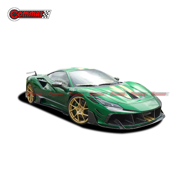 Kit carrozzeria in fibra di carbonio stile Mansory per Ferrari F8